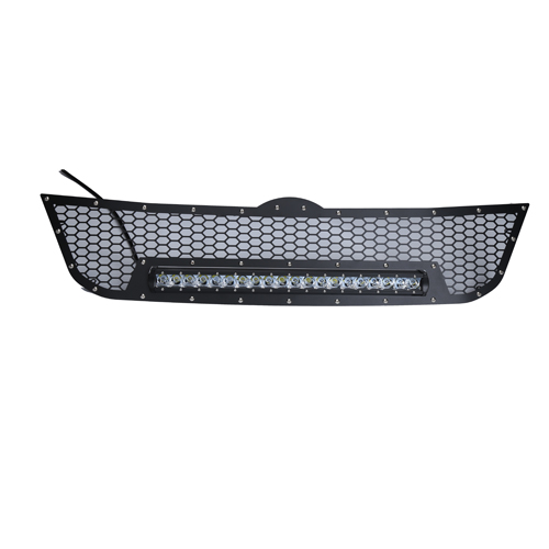 TOYOTA MESH GRILLE W/ Single 20IN BLACK SERIES LEDS (2012-2015 Hilux)