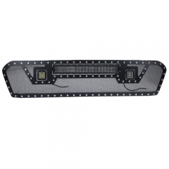 TOYOTA MESH GRILLE W/ DUAL 20IN BLACK SERIES LEDS (14-16 TUNDRA)